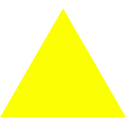 Yellow triangle icon - Free yellow shape icons