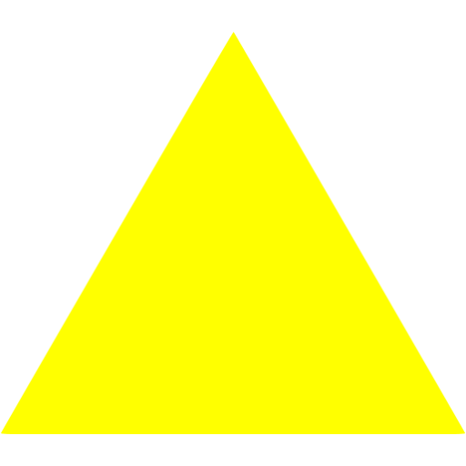 Yellow triangle icon - Free yellow shape icons