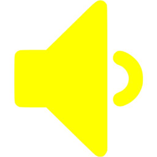 Yellow volume down 5 icon - Free yellow volume icons