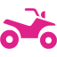 barbie pink 4 wheeler icon