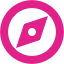 barbie pink compass 3 icon