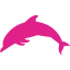 barbie pink dolphin icon