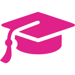 Barbie pink graduation cap icon - Free barbie pink graduation cap icons