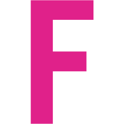 Barbie pink letter f icon - Free barbie pink letter icons