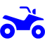 blue 4 wheeler icon