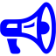 blue advertising icon