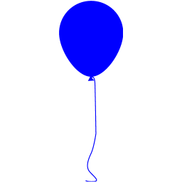 Blue Balloon 2 Icon Free Blue Party Icons