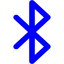 blue bluetooth 2 icon