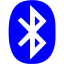 blue bluetooth icon