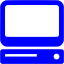 blue computer icon