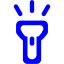 blue flashlight icon