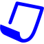 blue paper icon