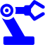 blue robot icon