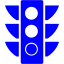 blue semaphore 2 icon