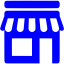 blue shop icon