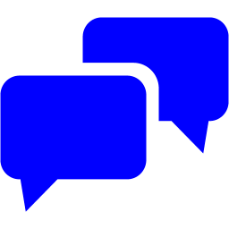 Blue Speech Bubble 2 Icon Free Blue Speech Bubble Icons