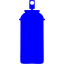 blue spray can icon