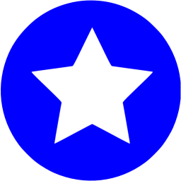 Blue Star 6 Icon Free Blue Star Icons