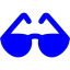 blue sun glasses icon