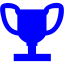 blue trophy 4 icon