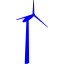 blue windmill 3 icon