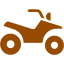 brown 4 wheeler icon