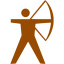 brown archery icon