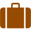 brown baggage icon