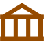 brown bank icon