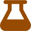 brown beaker icon