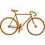 brown bike icon