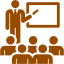 brown classroom icon