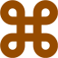 brown command icon