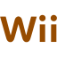 brown consoles wii icon