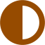 brown contrast icon