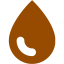 brown droplet icon