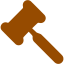 brown gavel 2 icon