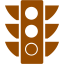 brown semaphore 2 icon