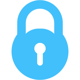 Caribbean Blue Lock Icon Free Caribbean Blue Lock Icons