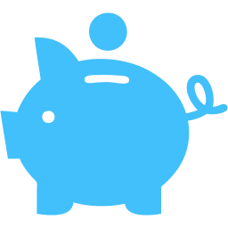 Caribbean Blue Piggy Bank 2 Icon Free Caribbean Blue Piggy Bank Icons