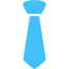 caribbean blue tie icon