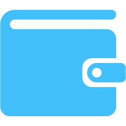 Wallet Generic Blue icon