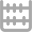 dark gray abacus icon