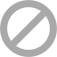 dark gray ban icon