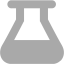 dark gray beaker icon