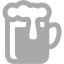 dark gray beer icon