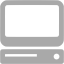 dark gray computer icon