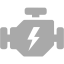 dark gray engine icon