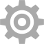 dark gray engineering icon