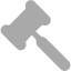 dark gray gavel 2 icon